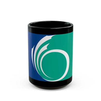 Flag of Ottawa Ontario Canada - Black Coffee Mug-15oz-Go Mug Yourself