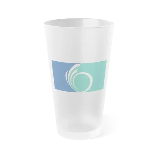 Flag of Ottawa Ontario Canada - Frosted Pint Glass 16oz 16oz Frosted - Go Mug Yourself