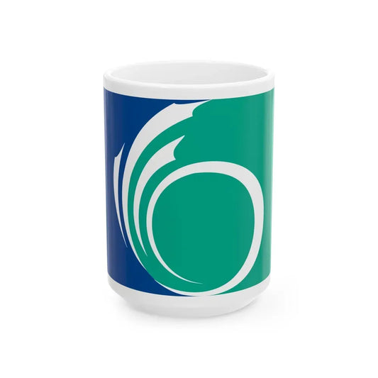 Flag of Ottawa Ontario Canada - White Coffee Mug 15oz - Go Mug Yourself