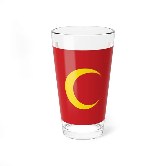 Flag of Ottoman Empire Square (Oman) Pint Glass 16oz 16oz - Go Mug Yourself