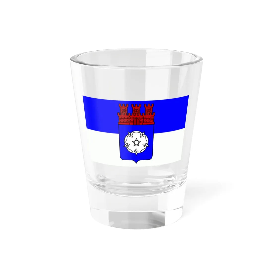 Flag of Ottweiler (Germany) Shot Glass 1.5oz 1.5oz - Go Mug Yourself