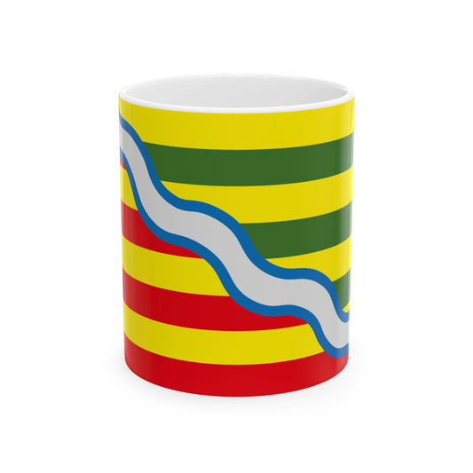 Flag of Oudsbergen Belgium (Belgium) White Coffee Mug-11oz-Go Mug Yourself