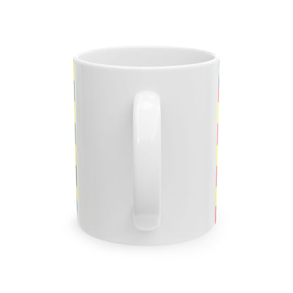 Flag of Oudsbergen Belgium (Belgium) White Coffee Mug-Go Mug Yourself