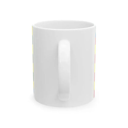 Flag of Oudsbergen Belgium (Belgium) White Coffee Mug - Go Mug Yourself