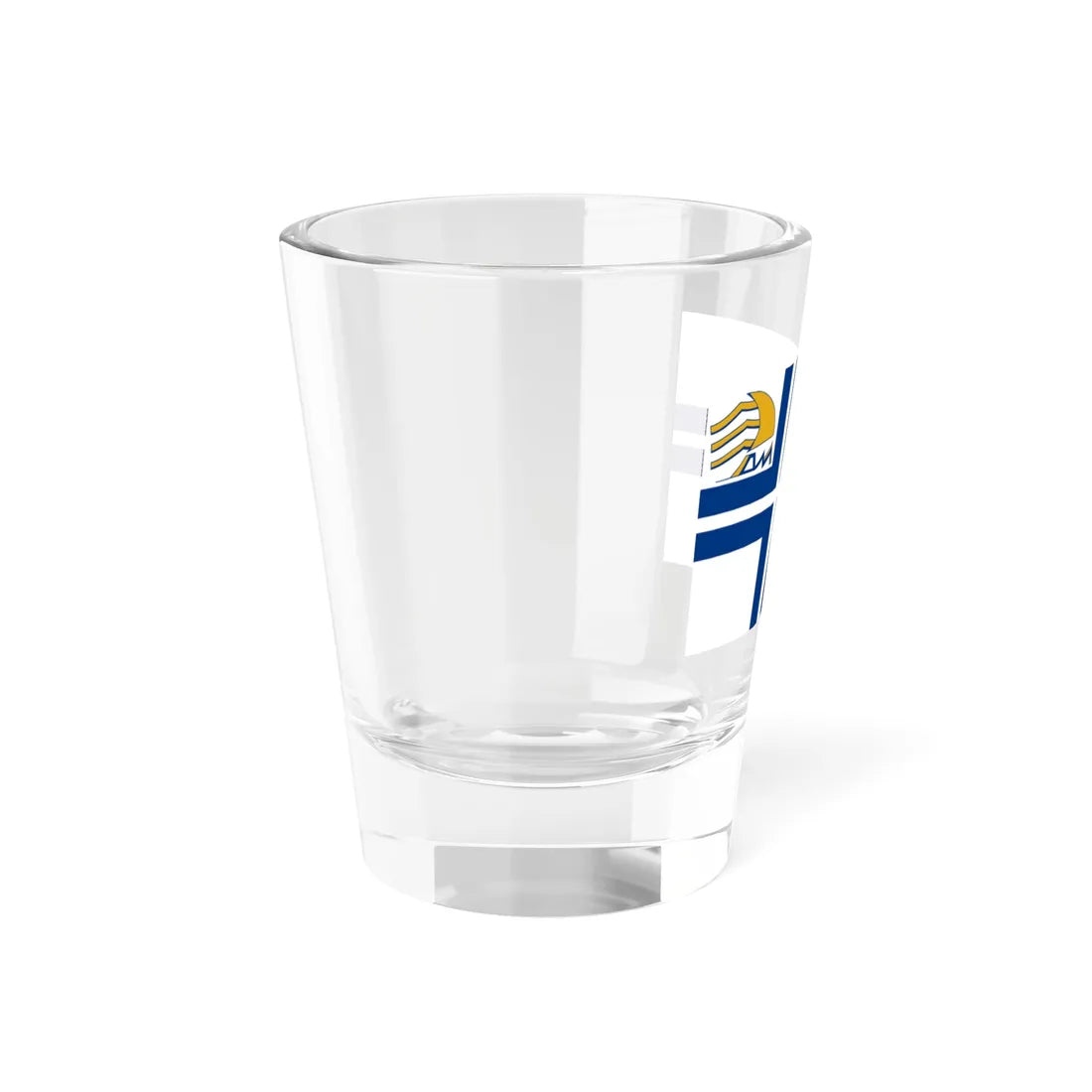 Flag of Oulun Merenkävijät (Finland) Shot Glass 1.5oz - Go Mug Yourself
