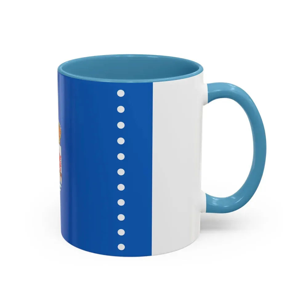 Flag of Ourense Spain - Accent Coffee Mug - Go Mug Yourself