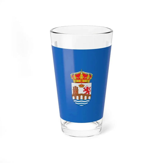 Flag of Ourense Spain - Pint Glass 16oz 16oz - Go Mug Yourself