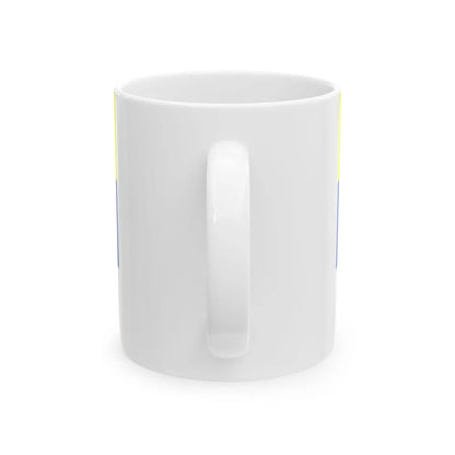 Flag of Ovalle Chile (Chile) White Coffee Mug - Go Mug Yourself