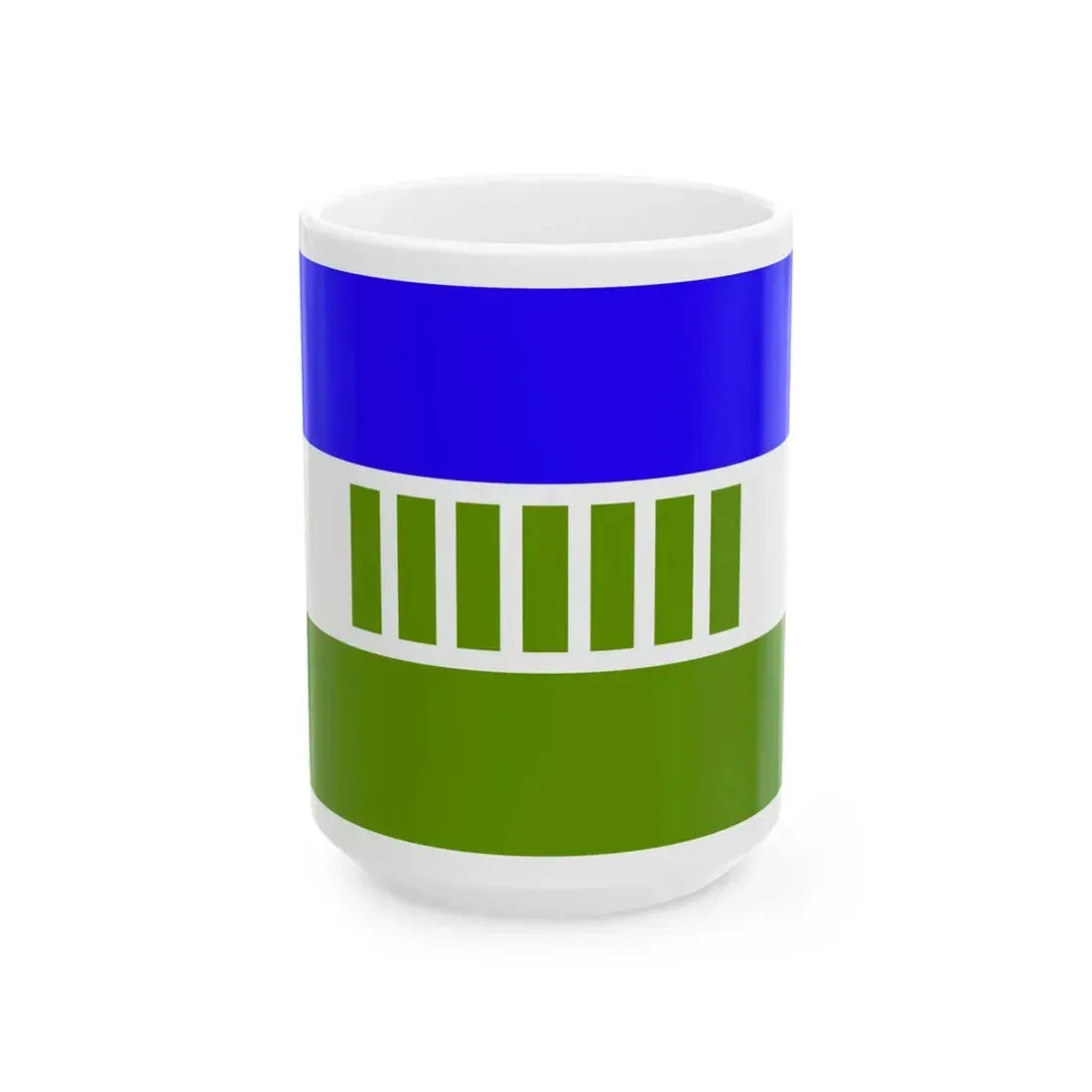 Flag of Ovamboland (Namibia) White Coffee Mug 15oz - Go Mug Yourself