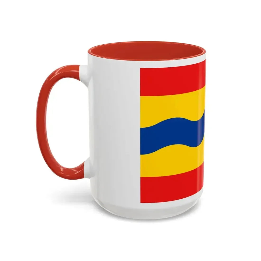 Flag of Overijssel Netherlands - Accent Coffee Mug - Go Mug Yourself