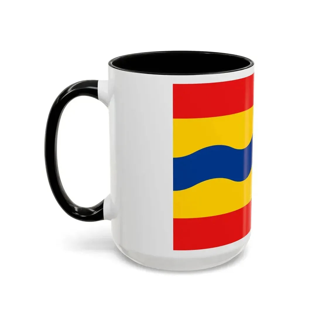 Flag of Overijssel Netherlands - Accent Coffee Mug - Go Mug Yourself
