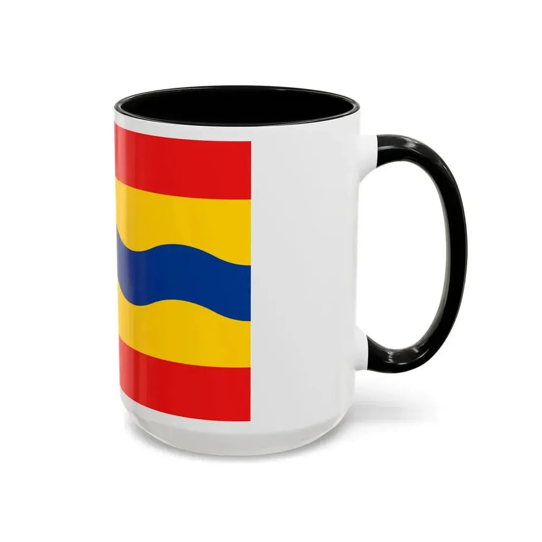 Flag of Overijssel Netherlands - Accent Coffee Mug - Go Mug Yourself