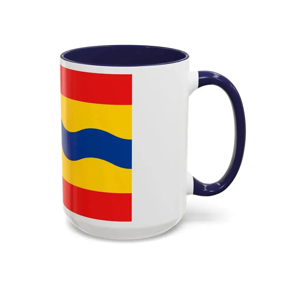 Flag of Overijssel Netherlands - Accent Coffee Mug - Go Mug Yourself