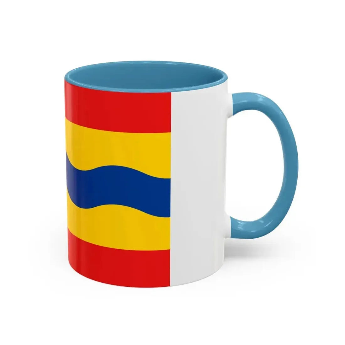 Flag of Overijssel Netherlands - Accent Coffee Mug - Go Mug Yourself