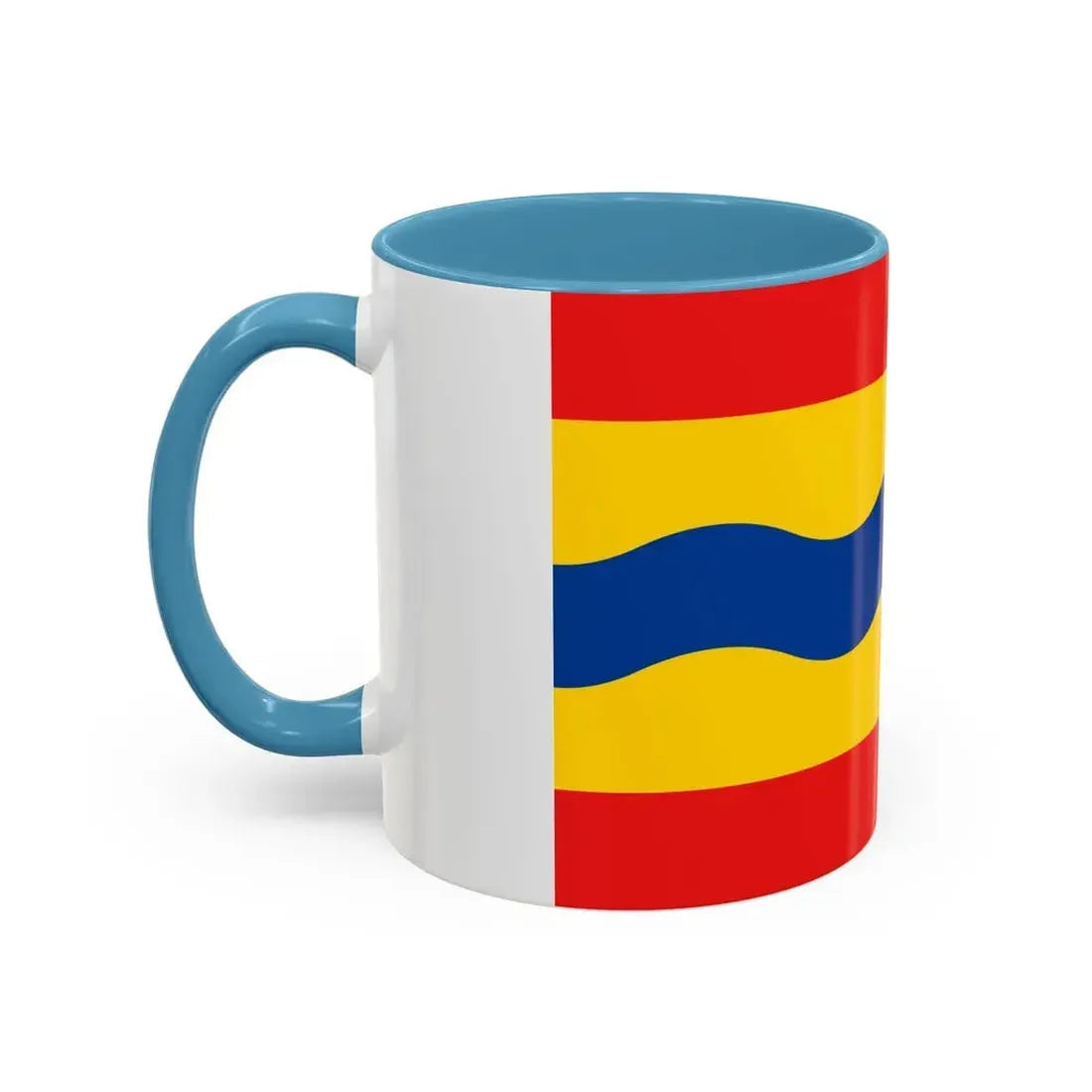Flag of Overijssel Netherlands - Accent Coffee Mug - Go Mug Yourself