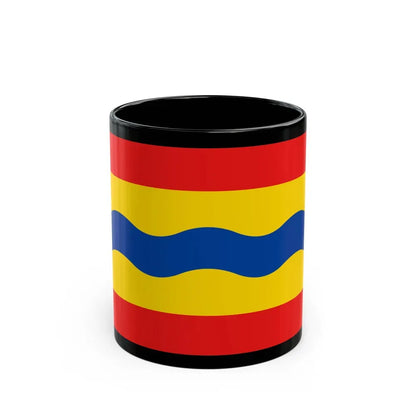 Flag of Overijssel Netherlands - Black Coffee Mug 11oz - Go Mug Yourself