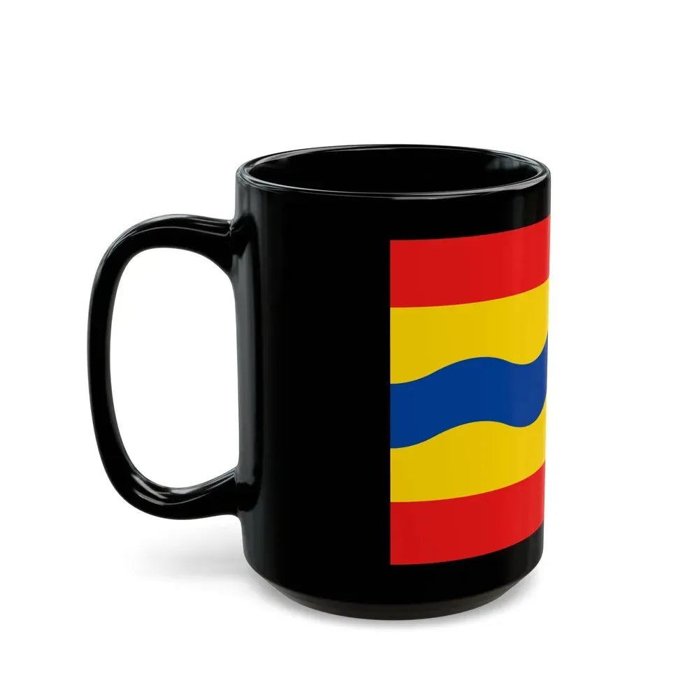 Flag of Overijssel Netherlands - Black Coffee Mug - Go Mug Yourself