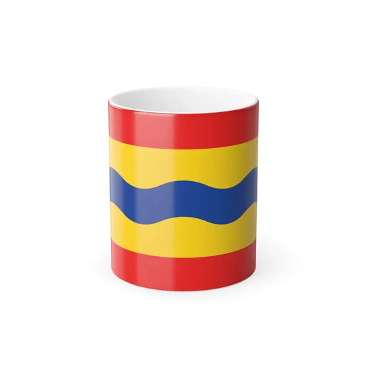 Flag of Overijssel Netherlands - Color Changing Coffee Mug 11oz - Go Mug Yourself