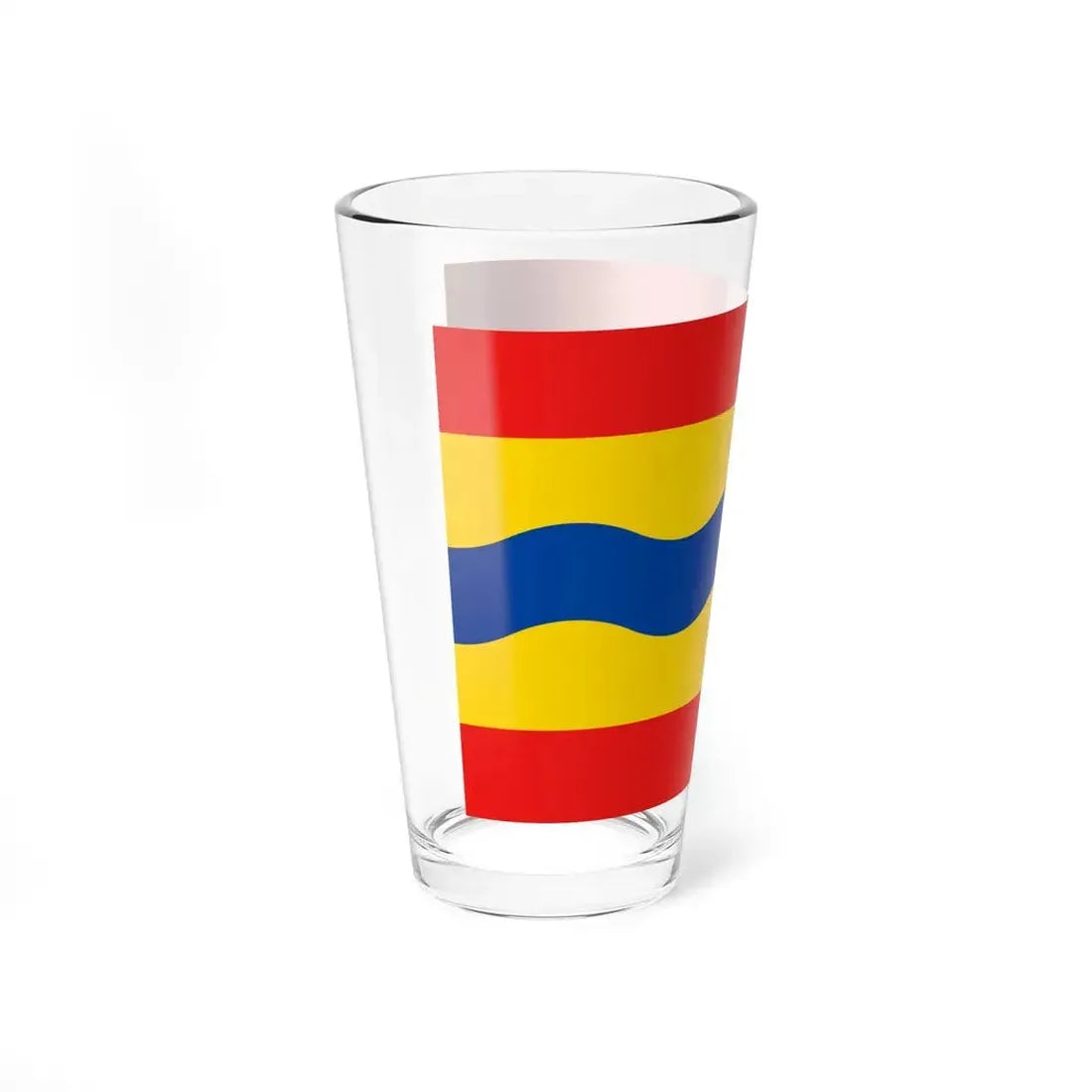 Flag of Overijssel Netherlands - Pint Glass 16oz - Go Mug Yourself