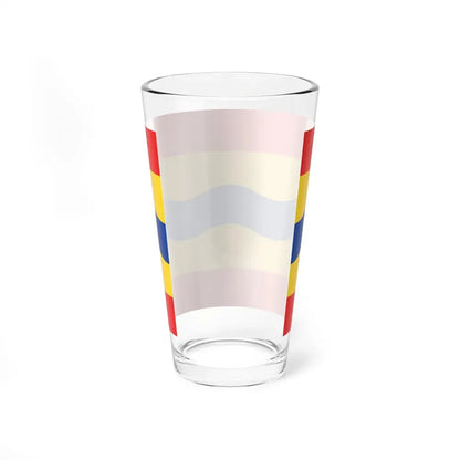 Flag of Overijssel Netherlands - Pint Glass 16oz - Go Mug Yourself