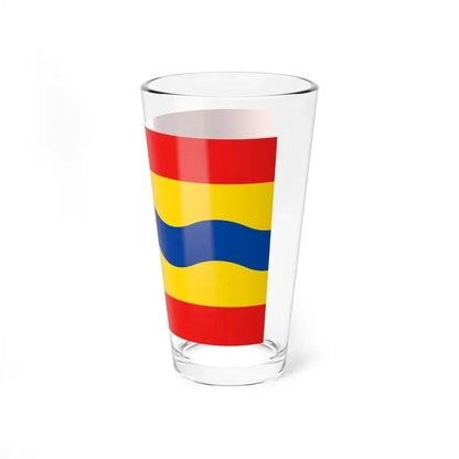 Flag of Overijssel Netherlands - Pint Glass 16oz - Go Mug Yourself