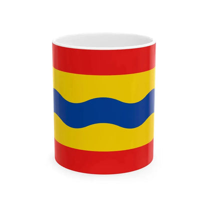 Flag of Overijssel (Netherlands) White Coffee Mug 11oz - Go Mug Yourself