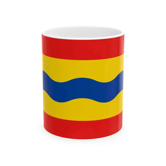 Flag of Overijssel (Netherlands) White Coffee Mug 11oz - Go Mug Yourself