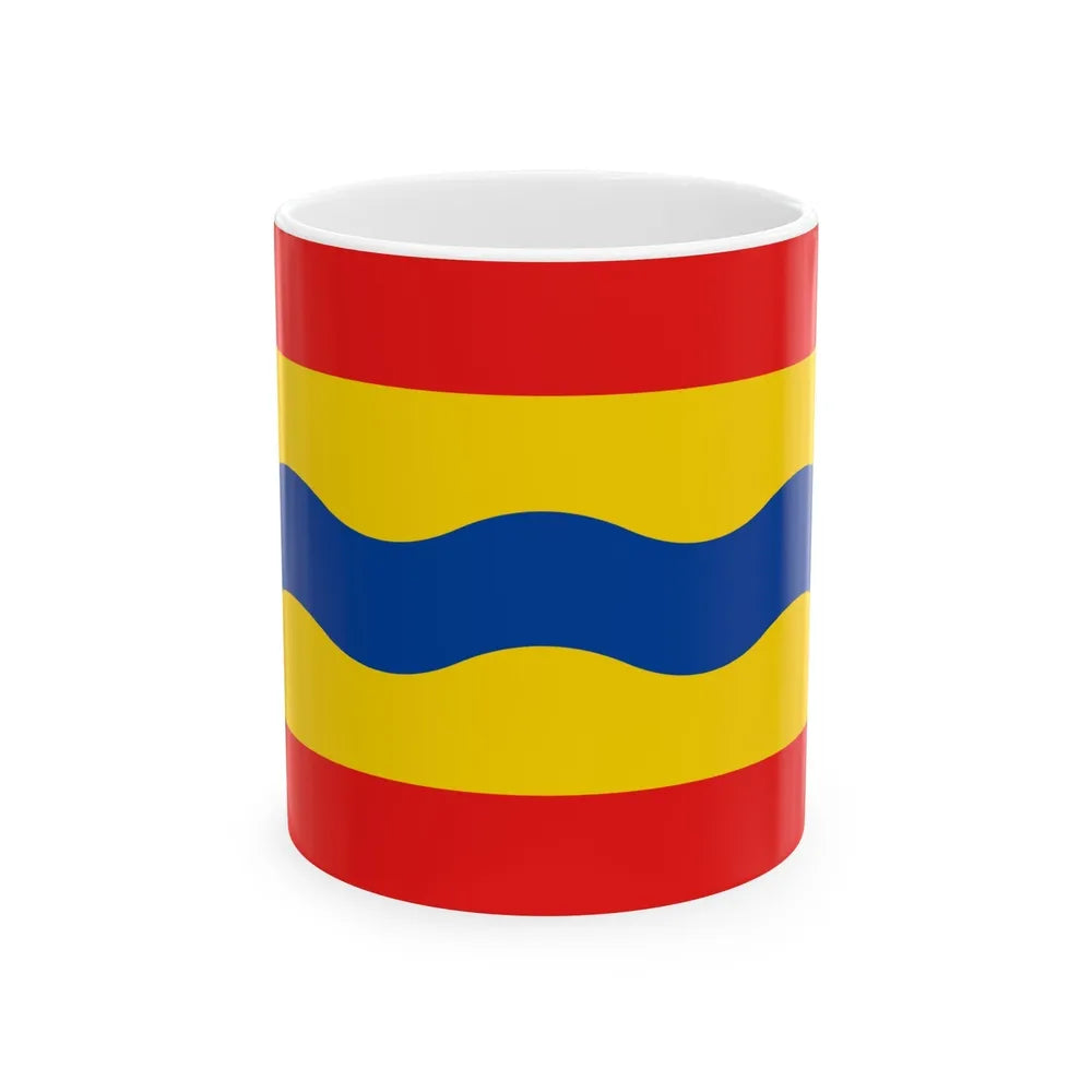 Flag of Overijssel Netherlands - White Coffee Mug-11oz-Go Mug Yourself