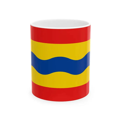 Flag of Overijssel Netherlands - White Coffee Mug 11oz - Go Mug Yourself
