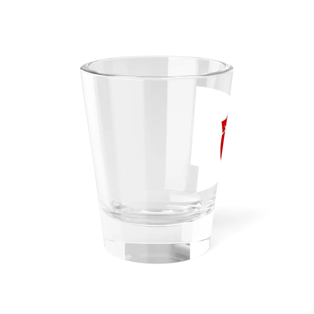 Flag of Owariasahi Aichi red version (Japan) Shot Glass 1.5oz - Go Mug Yourself