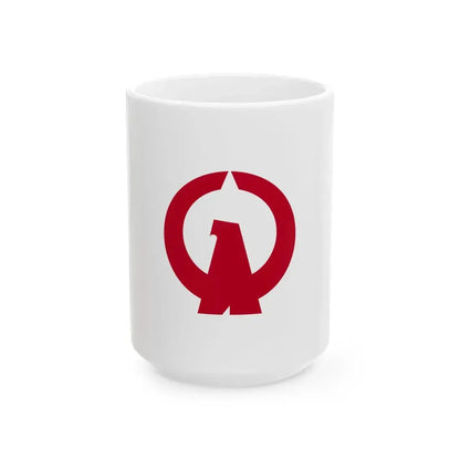 Flag of Owase Mie (Japan) White Coffee Mug 15oz - Go Mug Yourself