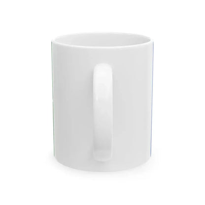 Flag of Oxapampa (Peru) White Coffee Mug - Go Mug Yourself