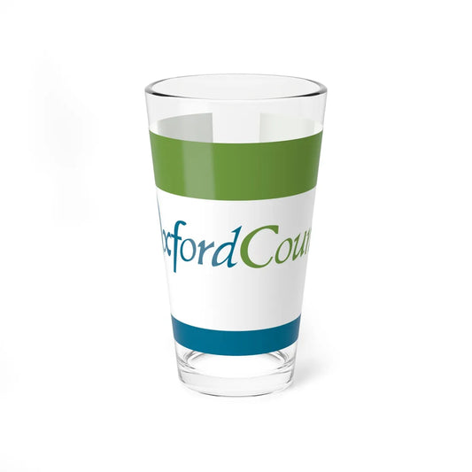 Flag of Oxford County Canada (Canada) Pint Glass 16oz 16oz - Go Mug Yourself