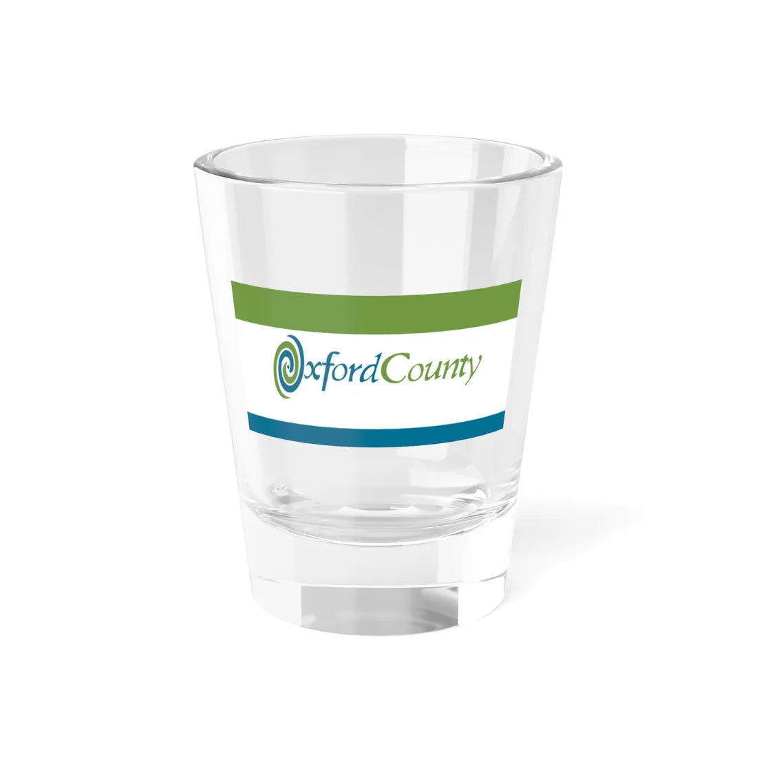 Flag of Oxford County Canada (Canada) Shot Glass 1.5oz 1.5oz - Go Mug Yourself