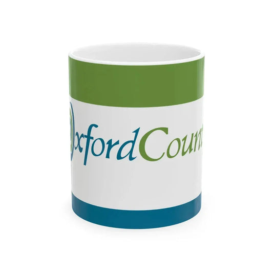 Flag of Oxford County Canada (Canada) White Coffee Mug 11oz - Go Mug Yourself
