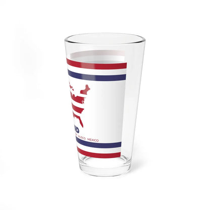 Flag of Oxnard California (United States) Pint Glass 16oz - Go Mug Yourself