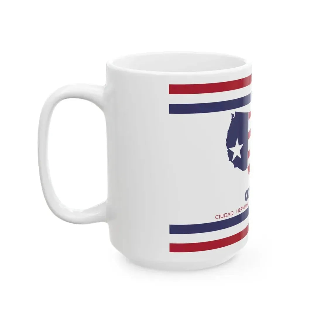 Flag of Oxnard California (United States) White Coffee Mug - Go Mug Yourself