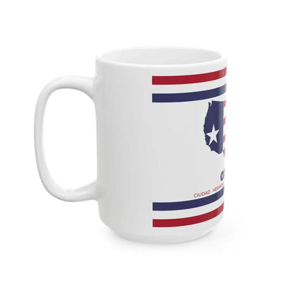 Flag of Oxnard California (United States) White Coffee Mug - Go Mug Yourself