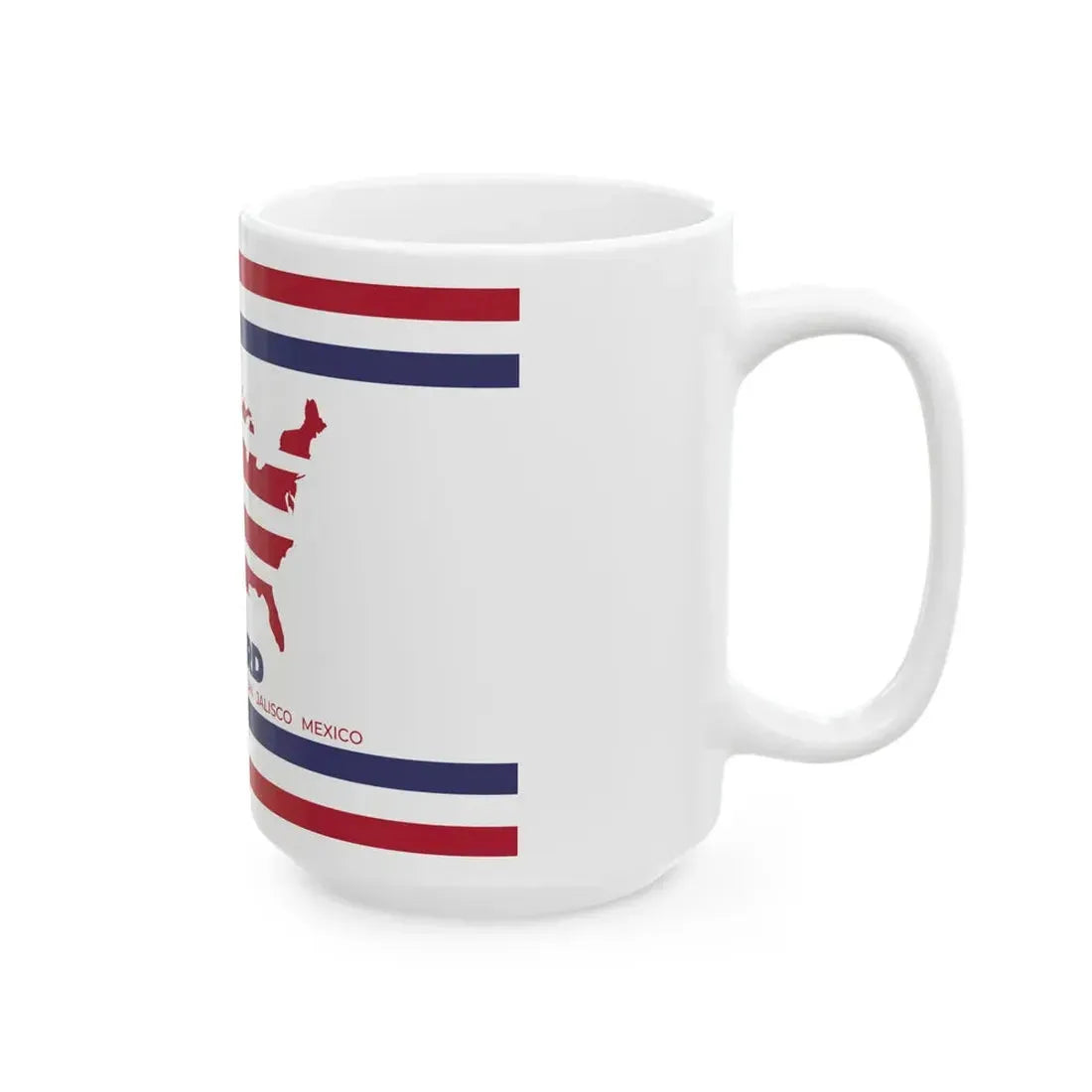 Flag of Oxnard California (United States) White Coffee Mug - Go Mug Yourself