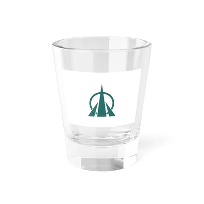 Flag of Oyabe Toyama (Japan) Shot Glass 1.5oz 1.5oz - Go Mug Yourself