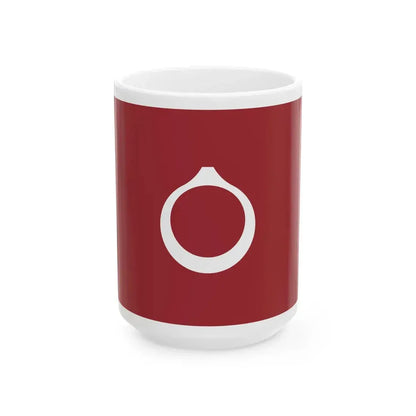 Flag of Oyama Shizuoka (Japan) White Coffee Mug 15oz - Go Mug Yourself