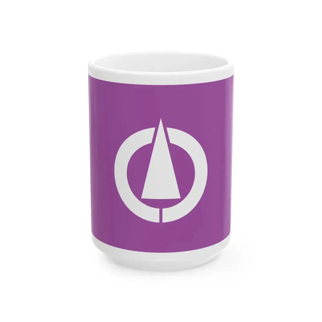 Flag of Oyama Tochigi (Japan) White Coffee Mug 15oz - Go Mug Yourself