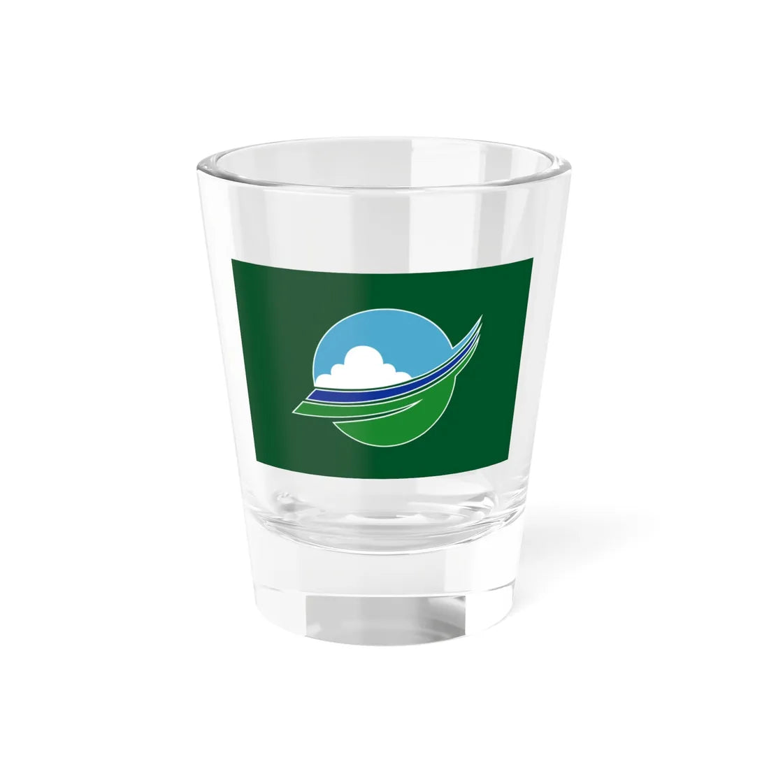Flag of Ozora Hokkaido (Japan) Shot Glass 1.5oz 1.5oz - Go Mug Yourself