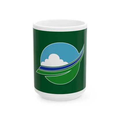 Flag of Ozora Hokkaido (Japan) White Coffee Mug 15oz - Go Mug Yourself