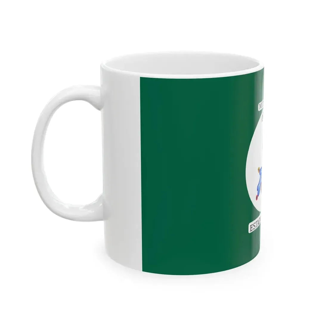 Flag of Ozumba Mexico (Mexico) White Coffee Mug - Go Mug Yourself