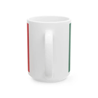 Flag of Ozumba Mexico (Mexico) White Coffee Mug - Go Mug Yourself