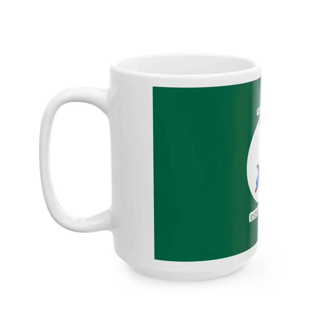 Flag of Ozumba Mexico (Mexico) White Coffee Mug - Go Mug Yourself