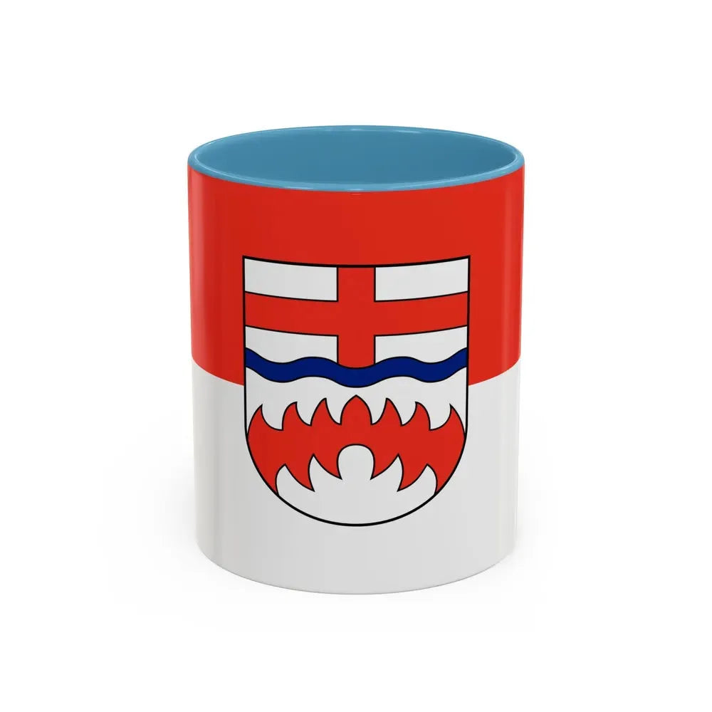 Flag of Paderborn Germany - Accent Coffee Mug 11oz Light Blue - Go Mug Yourself