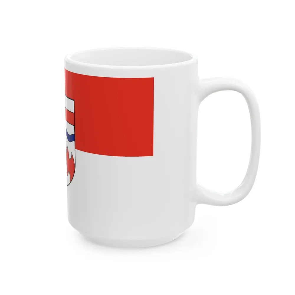 Flag of Paderborn Germany - White Coffee Mug-Go Mug Yourself