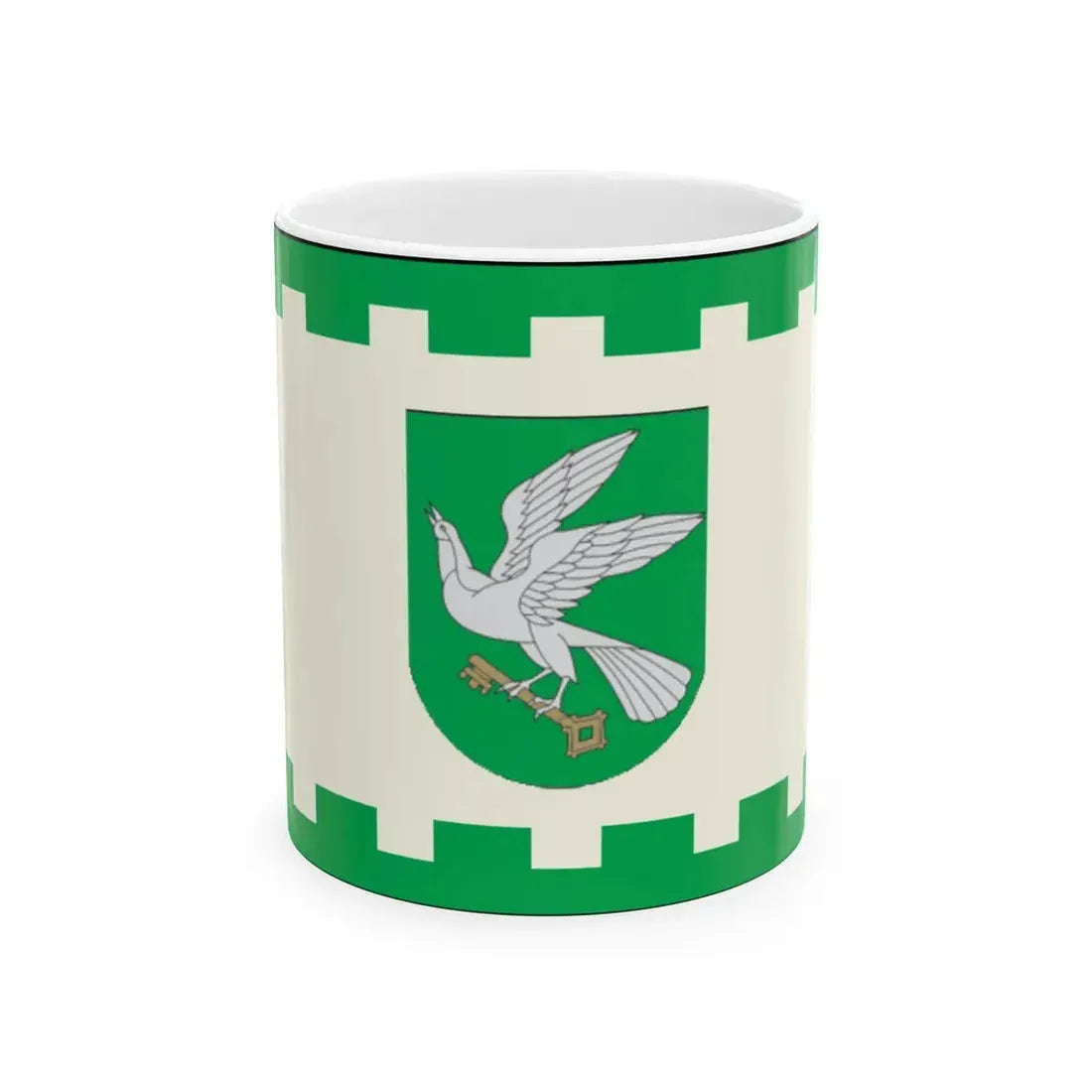 Flag of Pagegiai (Lithuania) White Coffee Mug 11oz - Go Mug Yourself